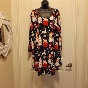Plus Christmas Boutique Stretch Dresse